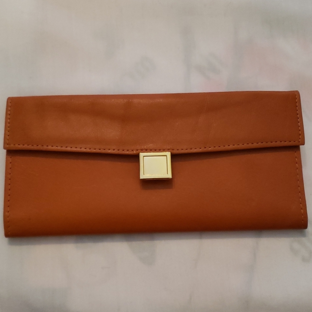 Rolfs Vintage Cowhide Checkbook Wallet